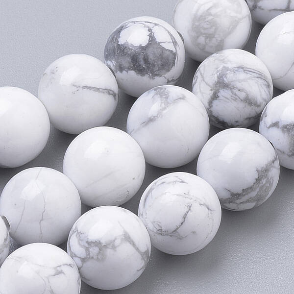 Natural Howlite Beads Strands