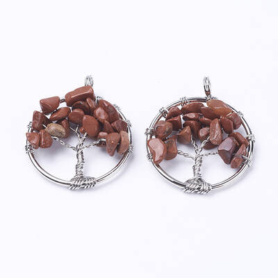 Natural Red Jasper Pendants