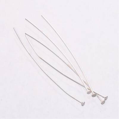 925 Sterling Silver Flat Head Pins
