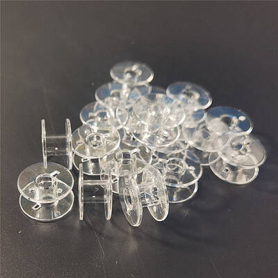 Transparent Plastic Bobbins