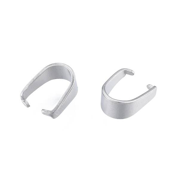 Non-Tarnish 304 Stainless Steel Snap on Bails