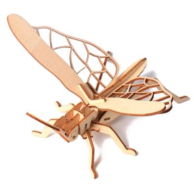 Insect 3D Wooden Puzzle Simulation Animal Assembly