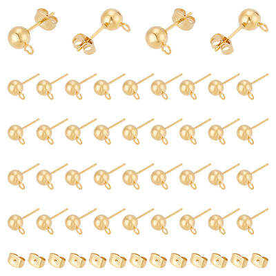 304 Stainless Steel Stud Earring Findings