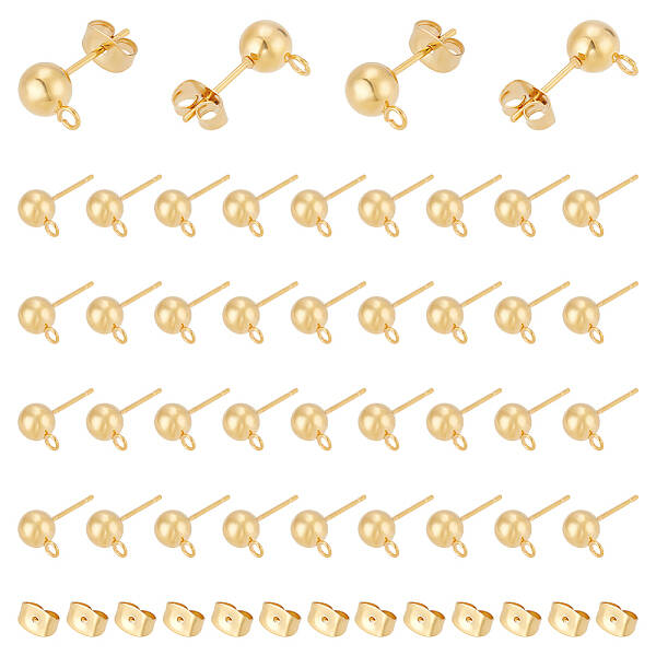 304 Stainless Steel Stud Earring Findings