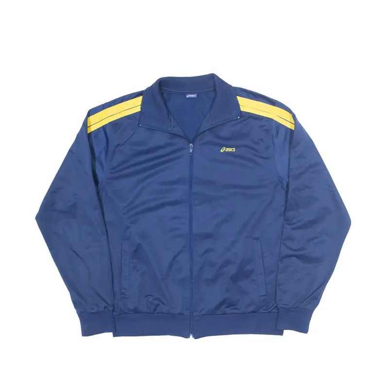 ASICS Track Jacket Blue Mens L