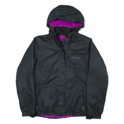 ANIMAL Rain Jacket Black Womens S