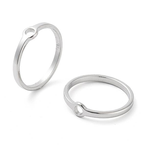 Non-Tarnish 304 Stainless Steel Finger Rings