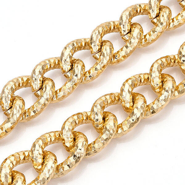 Aluminum Textured Curb Chains