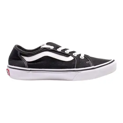 VANS Low Top Trainers Black Canvas Womens UK 5