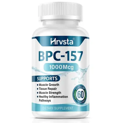 BPC-157 1000mcg Recovery Peptide Triple-Action Capsules-Gut Support + Joint Comfort +Muscle Recover Supplement Natural Health...