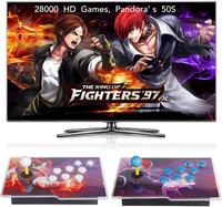 【 28000 Games in 1 】Box 50S Arcade Game Console Retro Game Machine for PC & Projector & TV, 2-4 Players, 1280X720, 3D Gam...