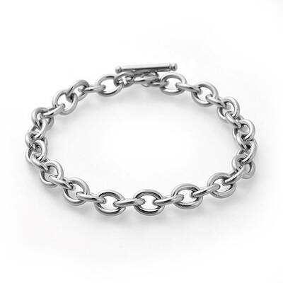 Tarnish Resistant 304 Stainless Steel Cable Chain Bracelets