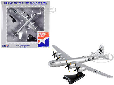 Boeing B-29 Superfortress Aircraft #82 Enola Gay United States Army Air Force 1/200 Diecast Model Airplane by Postage Stamp
