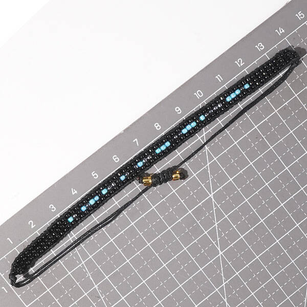 Minimalist Geometric Miyuki Braided Bead Bracelets