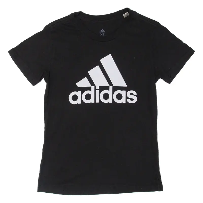ADIDAS Boys T-Shirt Black XS