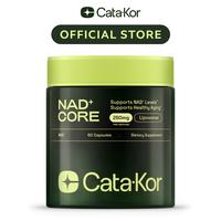 Cata-Kor NAD+ Core - NAD+ Supplement for Skin Aging Support, Energy, and Focus - 250mg per serving - 60 Count (30 Day Supply)...