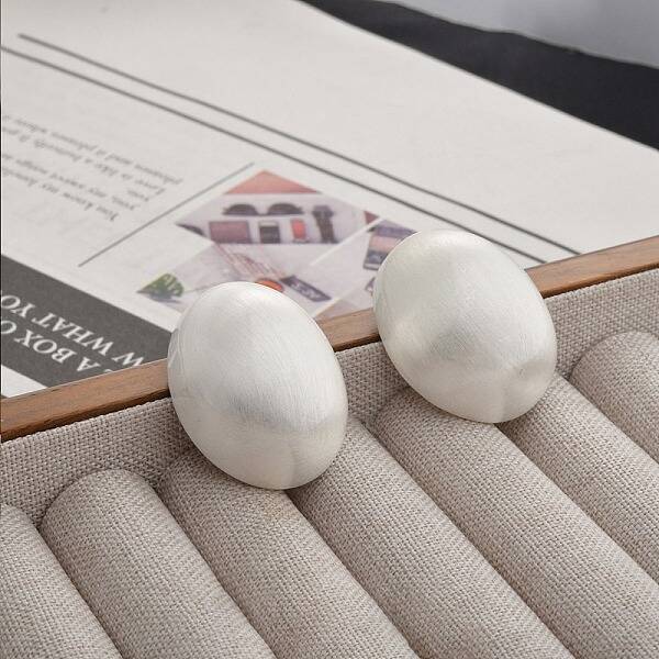 Brass Stud Earrings for Women