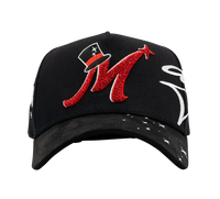 31 HATS FULL SET! LA MAGO RED BLACK SNAPBACK HAT 31M REDBLK
