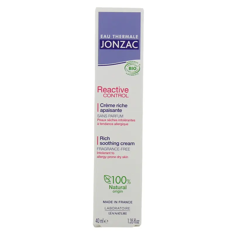 Jonzac Reactive Thermal Eau Control Rich Soothing Cream 40ml