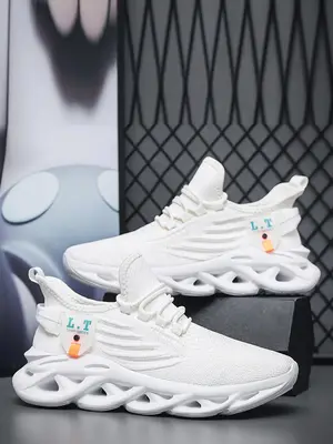 Men's Lace Up Low Top Workout Sneakers, Gifts for Men, 2024 Summer Comfort Sports Shoes, Round Toe Casual Shoes Athletic Foot...