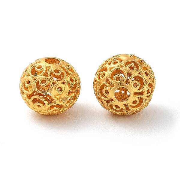 Alloy Hollow Beads