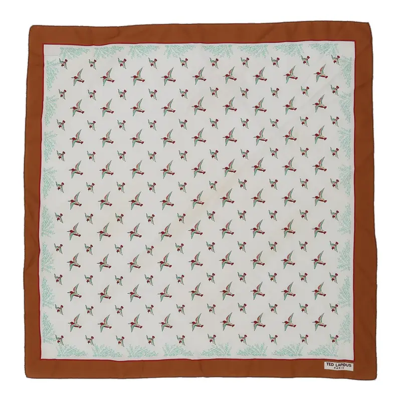 Ted Lapidus Scarf - No Size White Polyester