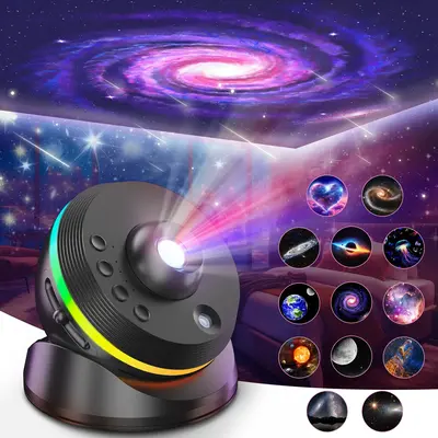 VanSmaGo Planetarium Galaxy projector, 13 in 1 Star Projector Galaxy Light, 360° Nebula Night Light Milky Way Projector with...
