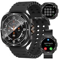 Smart Watch Multiple Sport Mode, Message Reminder, IP67 Waterproof Touch Screen Watch, Black Bezel Rotary Knob, Multifunction...