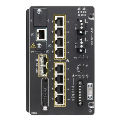Cisco IE-3300-8T2X-E-RF | Industrial Ethernet 3300 Rugged Series 8 x Ports 10/100Base-T + 2 x SFP+ Ports 1000Base-X Layer 2 M...