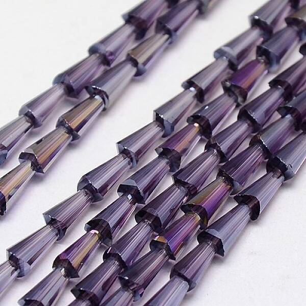 Electroplate Glass Beads Strands