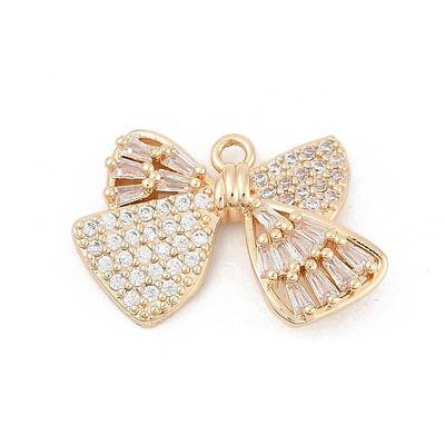 Brass Micro Pave Cubic Zirconia Pendants
