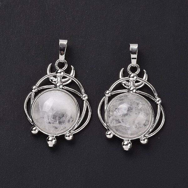 Natural Quartz Crystal Pendants