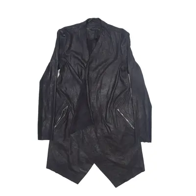 ZARA WOMAN Overcoat Jacket Black Womens S
