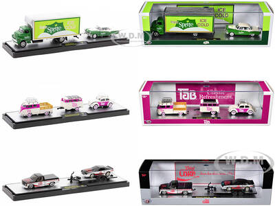 Auto Haulers Soda Set of 3 pieces Release 26 Limited Edition to 9600 pieces Worldwide 1/64 Diecast Models by M2 Machines