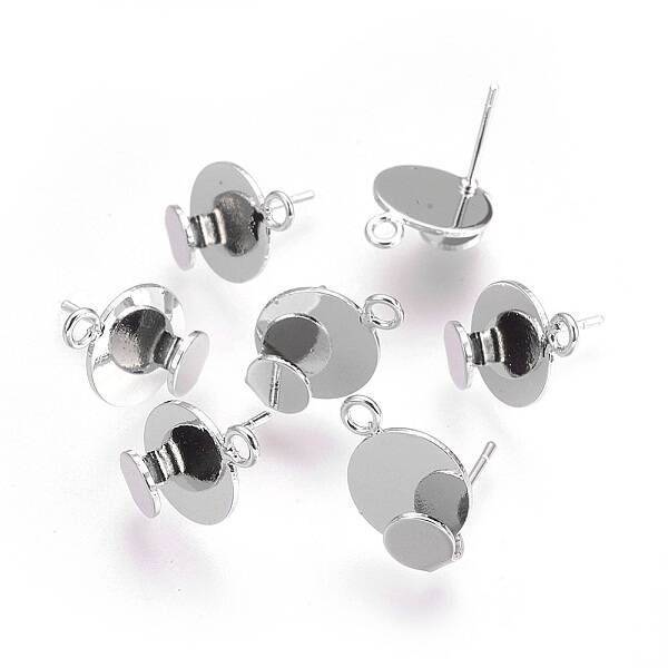 Brass Stud Earring Findings