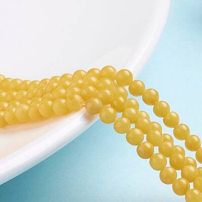 Natural Mashan Jade Round Beads Strands