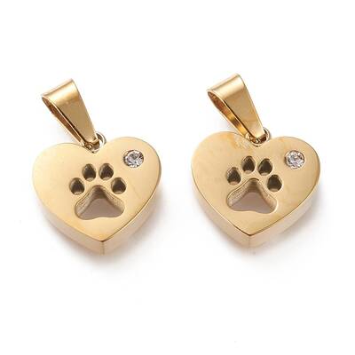Ion Plating(IP) 304 Stainless Steel Charms