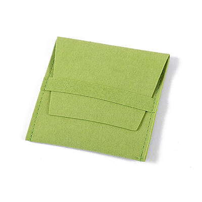 Microfiber Jewelry Envelope Pouches with Flip Cover
