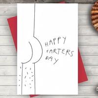 Happy Fathers Day Card with Envelope, 1 Count Unique Thank You Card, Funny Greeting Card for Dad, Husband, Office Stationery ...
