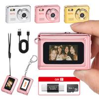 Mini Keychain Digital Camera 1080P HD ,Pocket-Size Camera Vlogging with Flash , Target retro digital camera, Concert, Travel,...