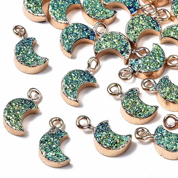 Druzy Resin Pendants