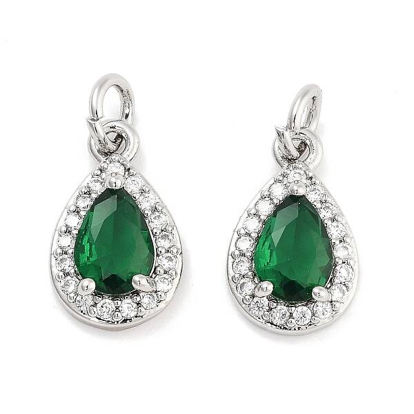 Brass with Cubic Zirconia  Pendants