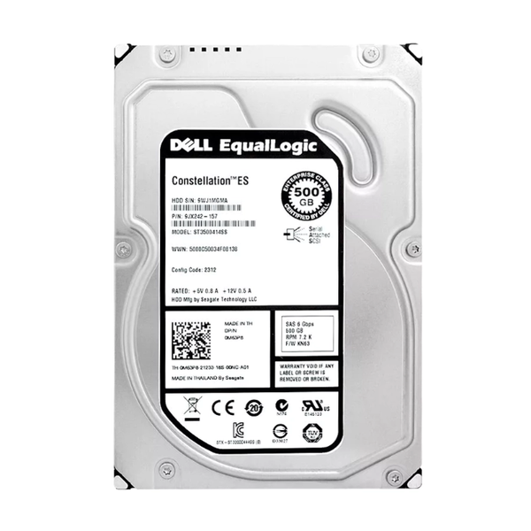 9JX242-157 Seagate 500GB 6Gb/s SAS 7200 3.5-inch 16MB Hard Drive