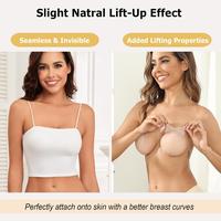 【2 pairs】Nippleless Covers, Breast Lift Tape, Silicone Breast Lift Pasties