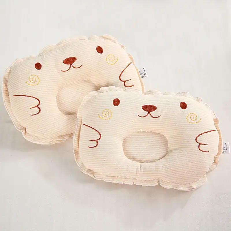 Newborn Baby Sleep Pillow, Anti Roll Positioner Prevent Flat Head Infant Nursing Pillow