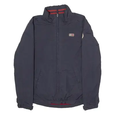 NAPAPIJRI Mens Windbreaker Jacket Blue S