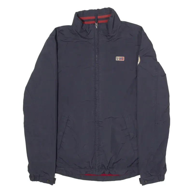 NAPAPIJRI Mens Windbreaker Jacket Blue S