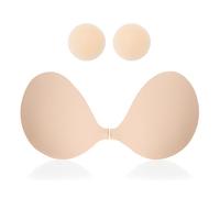 2025 Invisible Bra Seamless Sticky Solid Silicone Pasties Adhesive Lift up Bras Nipple Cover for Women