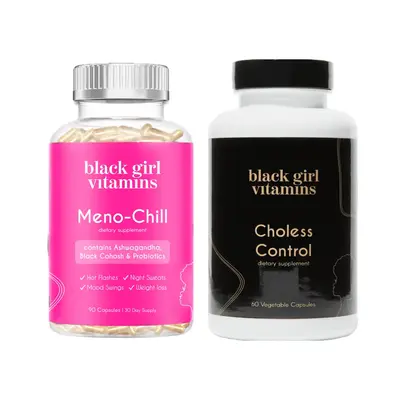 Black Girl Vitamins Meno-Chill & Choless-Control Bundle