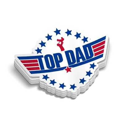 Top Dad - Hard Hat Decal